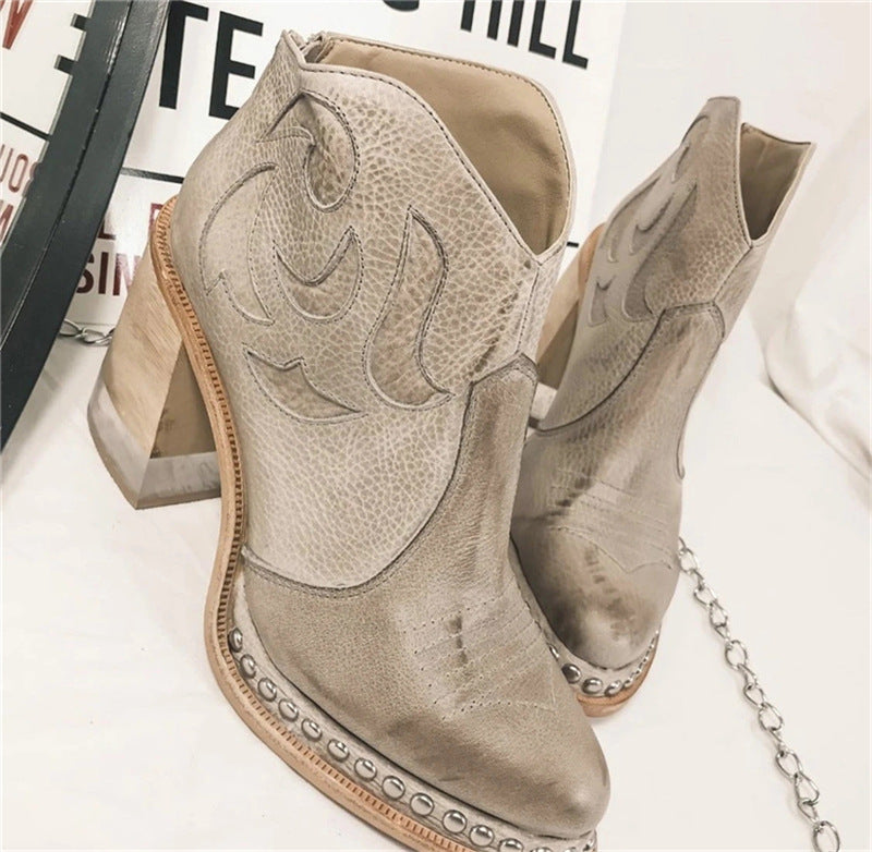 Bottines Élégantes à Talons
