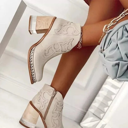 Bottines Élégantes à Talons