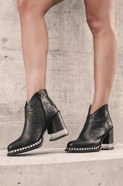 Bottines Élégantes à Talons